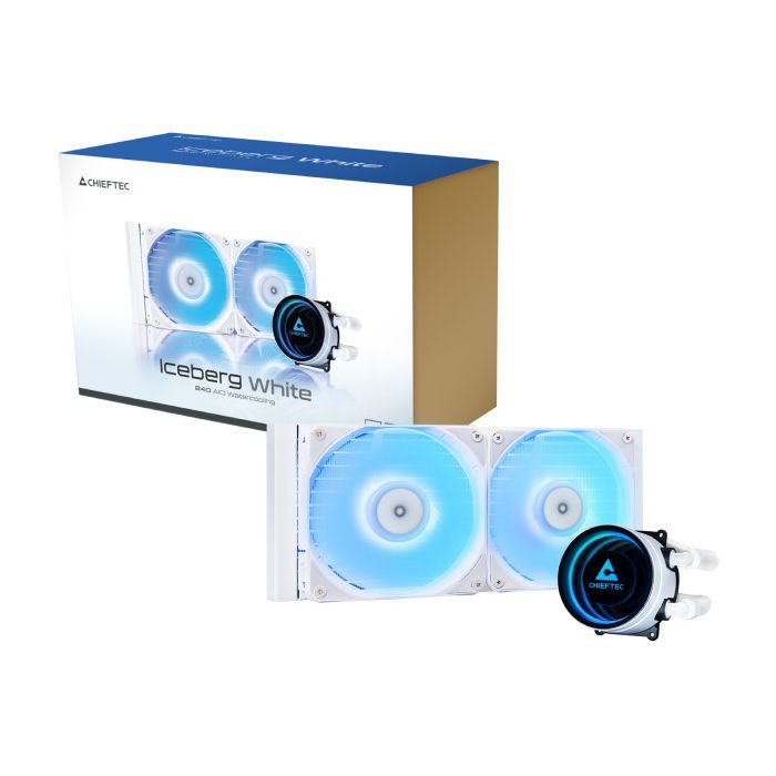 Система рідинного охолодження Chieftec Iceberg 240 ARGB WHITE (CLC-240-RGB-W) зображення 4