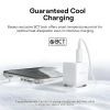 Зарядное устройство Baseus 1xUSB-C 20W + 1xUSB white + cable USB-C to USB-C 60W 1.0m (P10111608213-01) изображение 10