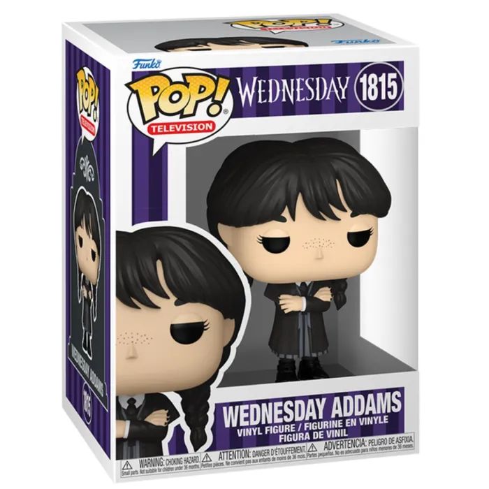 Фігурка Funko Pop серії Венздей - Венздей (чорне пальто) (86679) зображення 2