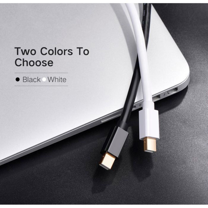 Кабель мультимедийный miniDisplayPort M to HDMI M 1.5m MD101 4K black Ugreen (20848) изображение 10