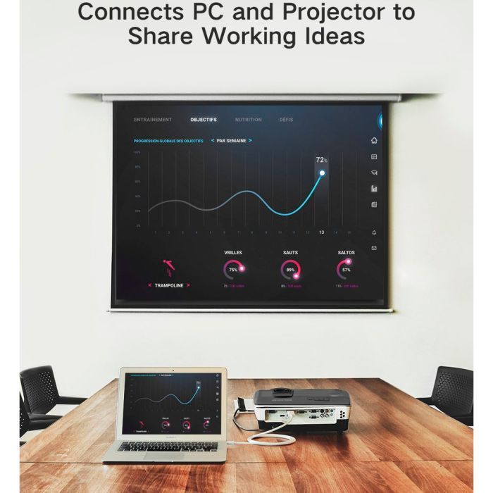 Кабель мультимедийный miniDisplayPort M to HDMI M 1.5m MD101 4K black Ugreen (20848) изображение 12