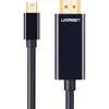 Кабель мультимедійний miniDisplayPort M to HDMI M 1.5m MD101 4K black Ugreen (20848) зображення 2