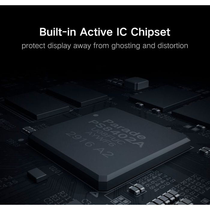 Кабель мультимедийный miniDisplayPort M to HDMI M 1.5m MD101 4K black Ugreen (20848) изображение 7