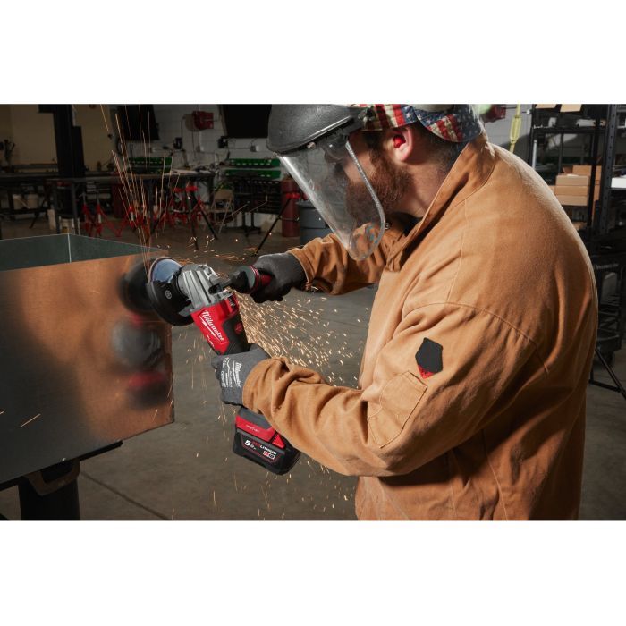 Шлифовальная машина Milwaukee M18 FSAGSVO125X-502X, 125мм, 2x5h, HDкейс (4933493553) изображение 9
