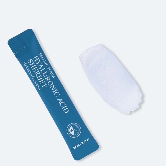 Пілінг для обличчя Mizon Hyaluronic Acid Sherbet Peeling Scrub 5 г (8809663754228) зображення 5