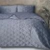 Покривало MirSon №5052 Velor charm Dark grey 200х220 см (2200008376918) зображення 5