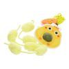 Іграшка для котів Hippie Pet Курча з мотузкою жовте 2 м (HIPCT2401059)