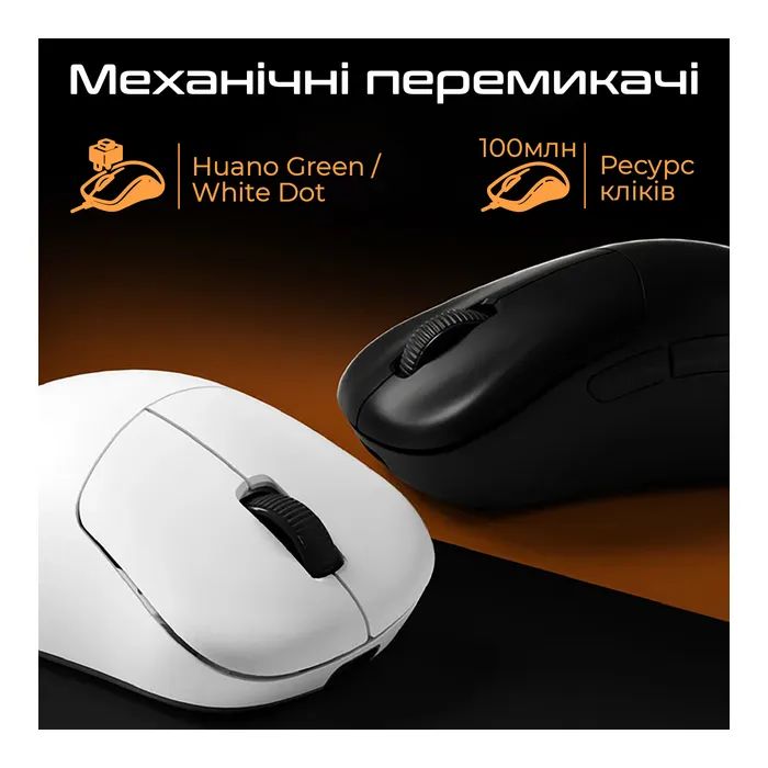 Мишка RAWM ER21 Wireless/Bluetooth White (ER21.white) зображення 4