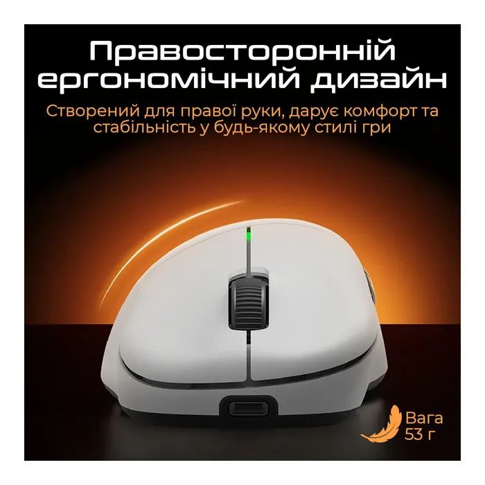 Мишка RAWM ER21 Wireless/Bluetooth White (ER21.white) зображення 5