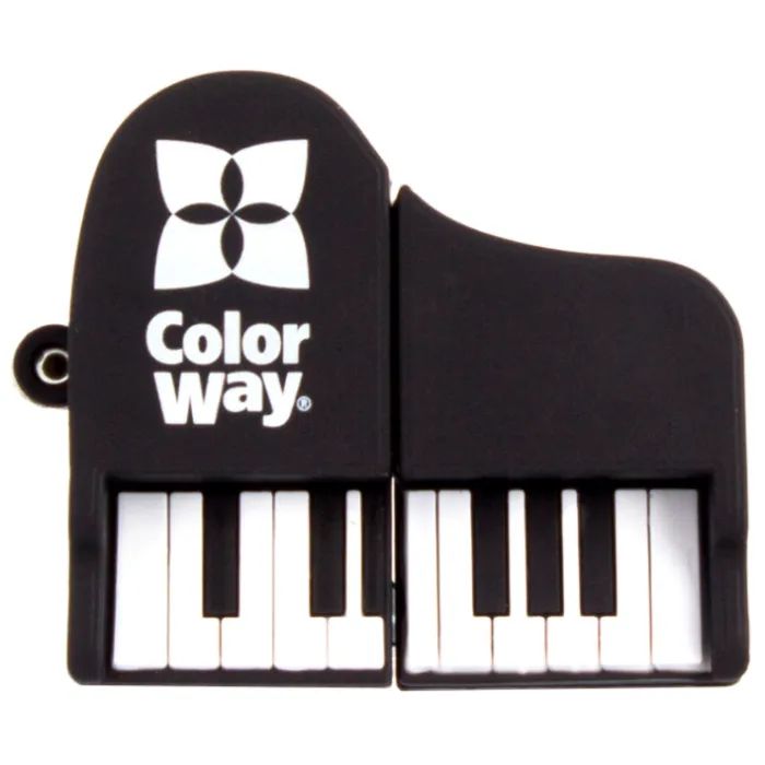 USB флеш накопитель ColorWay Piano 64 GB 3.0 Black (CW-USBPO64)