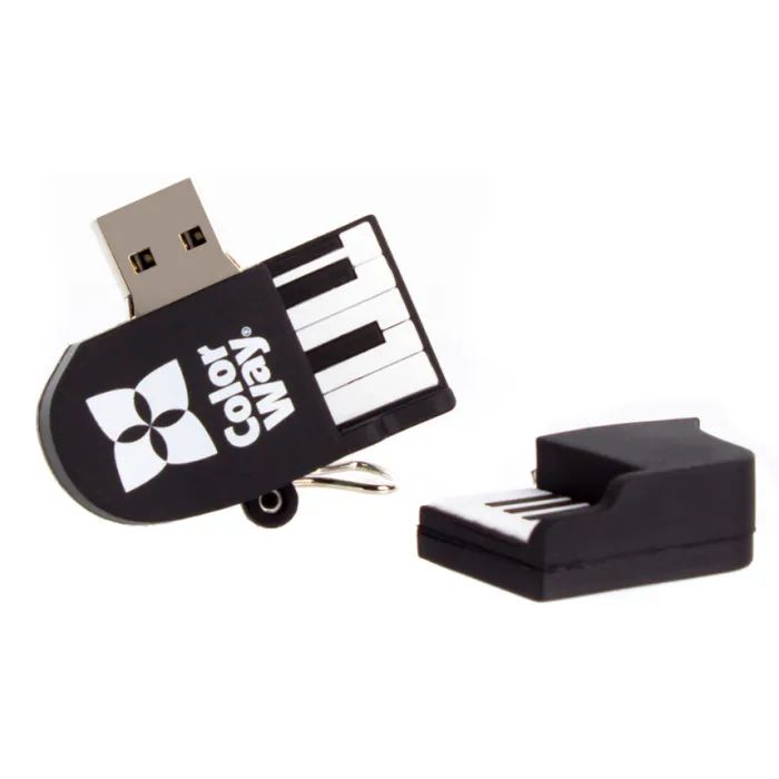 USB флеш накопитель ColorWay Piano 64 GB 3.0 Black (CW-USBPO64) изображение 2