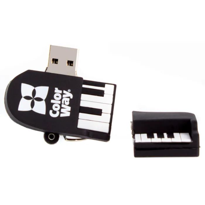 USB флеш накопитель ColorWay Piano 64 GB 3.0 Black (CW-USBPO64) изображение 3