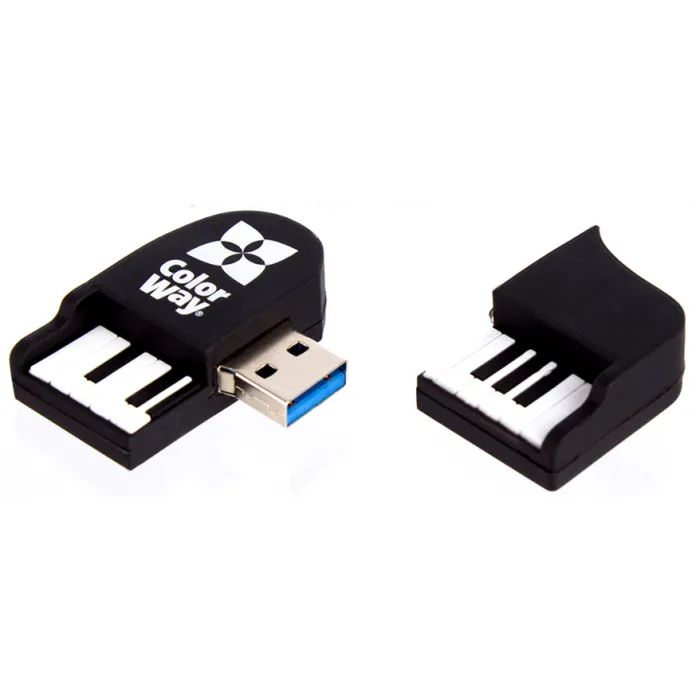 USB флеш накопитель ColorWay Piano 64 GB 3.0 Black (CW-USBPO64) изображение 7