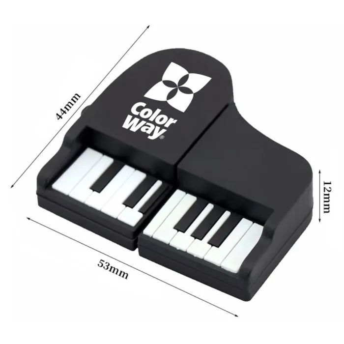 USB флеш накопитель ColorWay Piano 64 GB 3.0 Black (CW-USBPO64) изображение 8