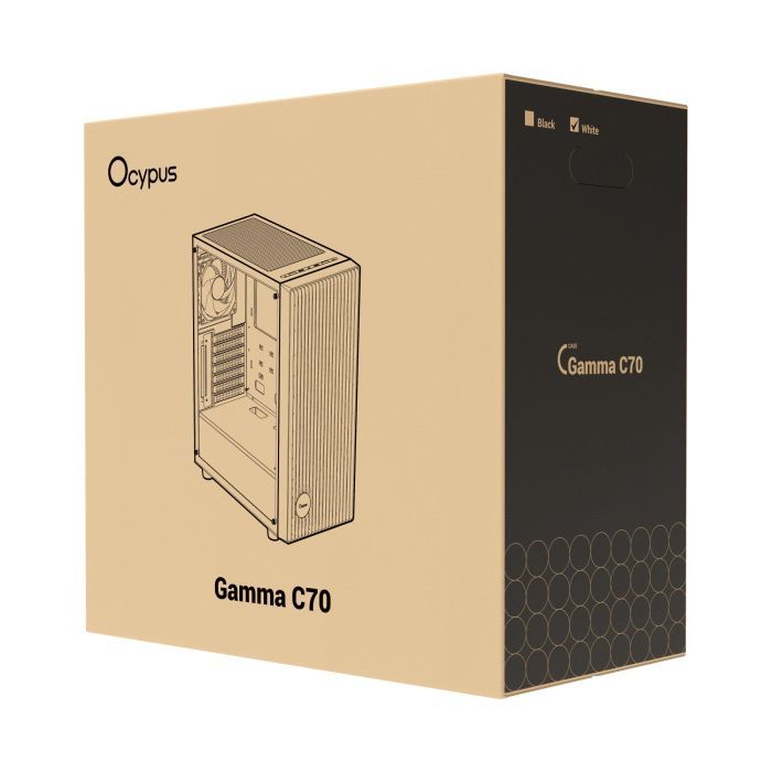 Корпус для ПК OCYPUS GAMMA C70 WH ARGB (GAMMA-C70-WHG400XX-GL) зображення 10