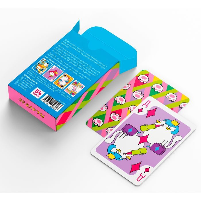 Гральні карти Orner Maliunok. Карти котячі (orner-2765) зображення 6