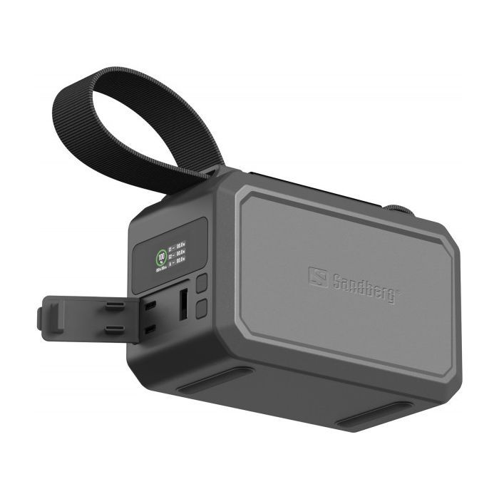 Батарея універсальна Sandberg 40000mAh Survivor 100W, IPX4 Water resist, LED Torch, Pass-Through Charging (421-14)