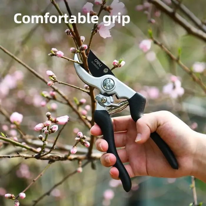 Секатор Deli садовий універсальний сталь 55С 8,5" 210 мм (DL580203) зображення 3