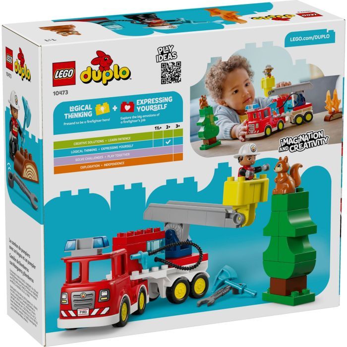 Конструктор LEGO DUPLO Town Пожарная машина со шлангом и пожарным (10473) изображение 7