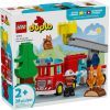 Конструктор LEGO DUPLO Town Пожарная машина со шлангом и пожарным (10473)