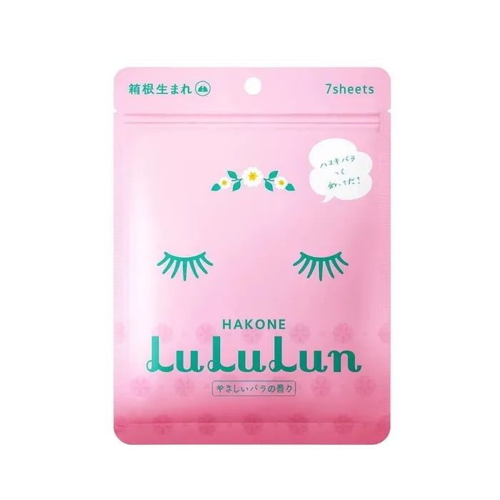 Маска для лица Lululun Premium Face Mask Hakone Rose 7 шт (4582305066296) изображение 2