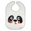Нагрудничок Canpol babies Hello Little - панда, пластмасовий з кишенькою (9/232_whi)