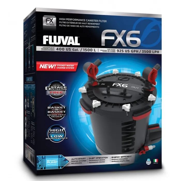 Фільтр для акваріума Fluval FX6 зовнішній до 1500 л (15561102193)