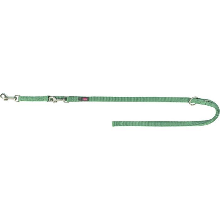 Поводок для собак Trixie Premium регулируемый двухслойный L-XL 2 м 25 мм светло-зеленый (4053032673465)