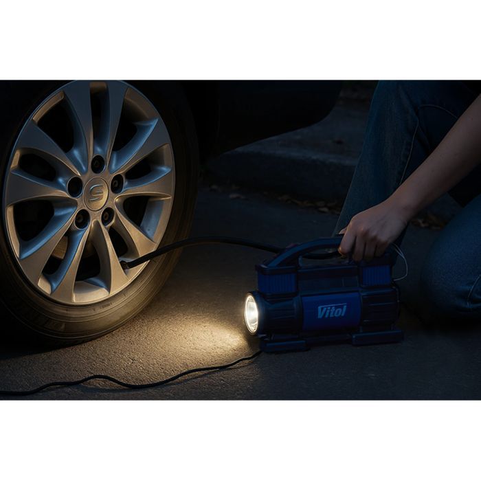 Автомобільний компресор VITOL K-70 150psi/25Amp /90л (K-70) зображення 6