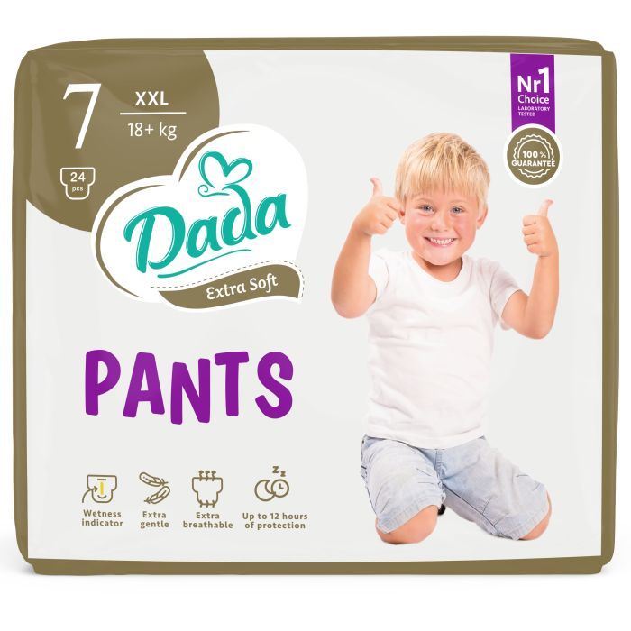 Підгузки Dada Extra Soft 7 (18+ кг) 24 шт (4820174981815)