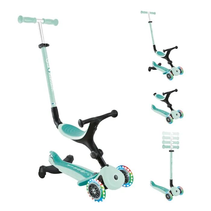 Самокат Globber серії Go Up Active 360 аква Колеса з підсвічуванням (749-300) изображение 12