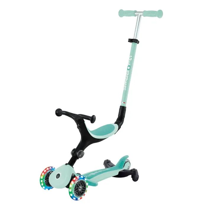 Самокат Globber серії Go Up Active 360 аква Колеса з підсвічуванням (749-300)