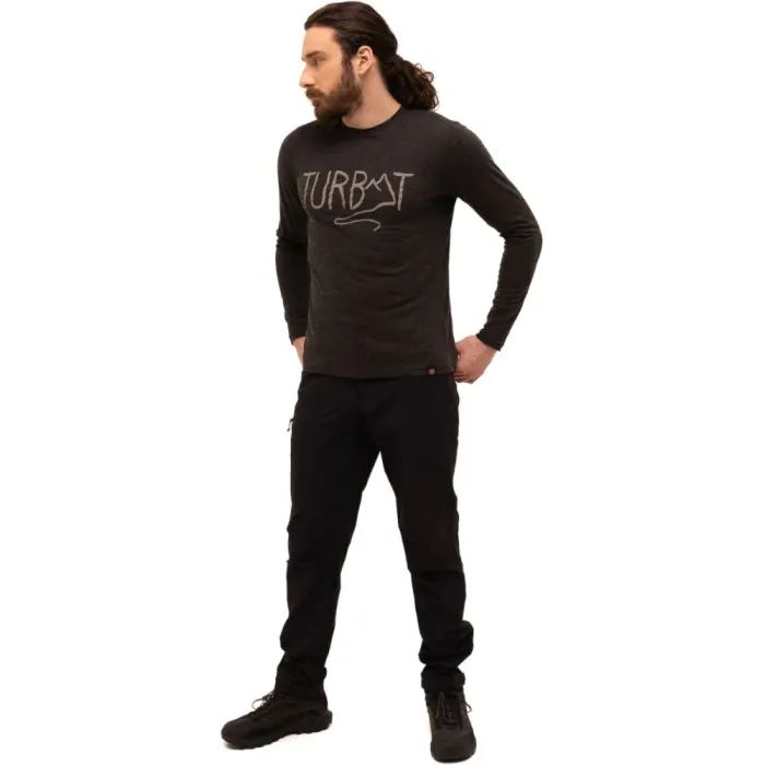 Лонгслів Turbat Magic Logo LS Mns caviar - XXL - чорний (012.004.5535) зображення 2