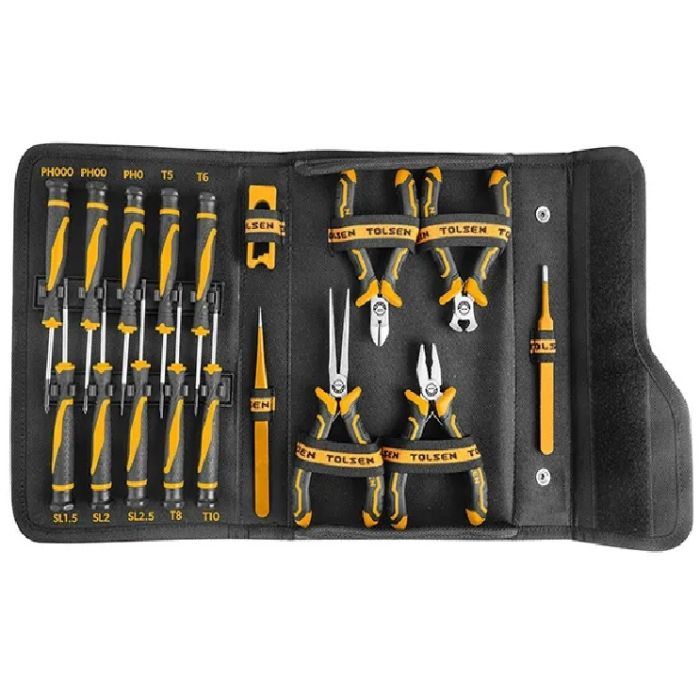 Набор инструментов Tolsen прецизионных 17 шт, сумка (85317)