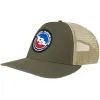 Кепка Big Agnes Classic Logo Trucker Hat olive/khaki (021.0265)
