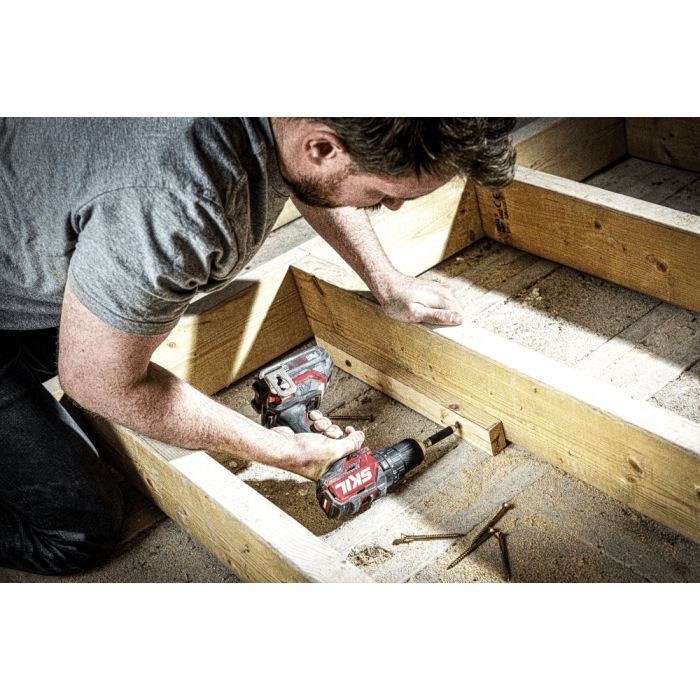 Шуруповерт Skil 3075 CA Compact Li-Ion 20V, безщеточное ударное, 2.0Ah, зарядное устройство (CD1E3075CA+BC1E3136A) изображение 6