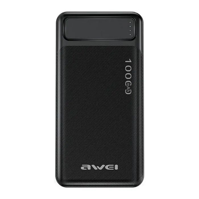 Батарея универсальная AWEI 10000mAh P5K, 10W, Black (6954284094009)