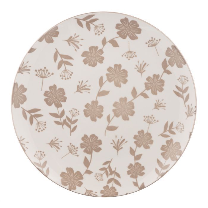 Тарілка Ardesto Ravenna, 26.8см, порцеляна, біло-бежевий (AR1327R) зображення 4