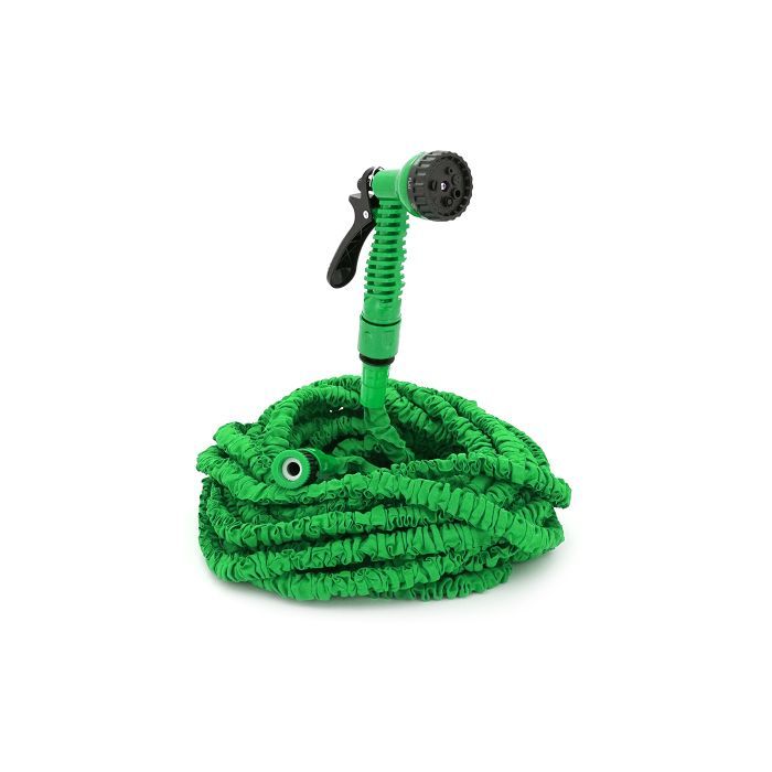 Поливочный шланг Voltronic KY-450G, 15-45м/150ft, + распылитель, насадка на кран, Green, Box (KY-450G) изображение 2