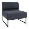 Диван офісний Richman Лаунж Одинарний зі Спинкою Каркас Чорний Сімпл 54 (R00000048763)