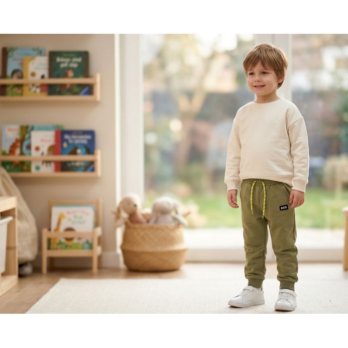 Штани дитячі Breeze спортивні на манжетах (22257-98B-green) зображення 4