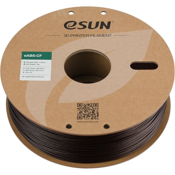 Пластик для 3D-принтера eSUN EABS-CF 1,75mm 1kg DARK BLUE (EABS-CF-P175AU1) изображение 2