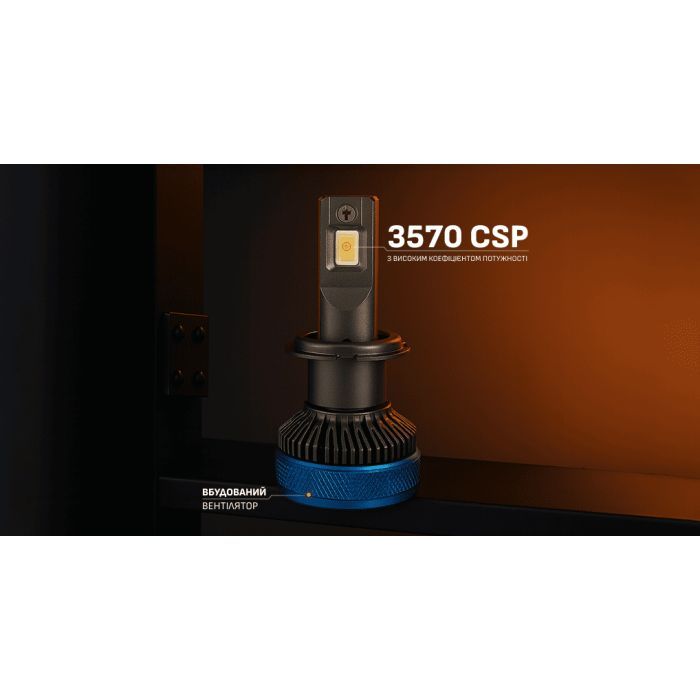 Автолампа PULSO LED-chips 3570 CSP/9-30V/2*65W/13000Lm/6000k (LC3-H3) изображение 6