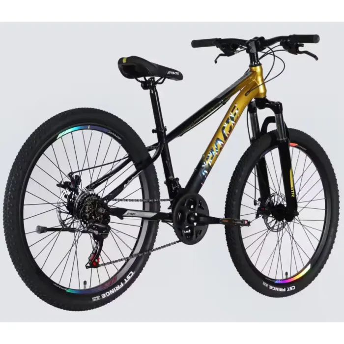 Велосипед Space 26" MARS DD FR рама-13" ST 2026 зелено-сріблястий (OPS-SP-26-076) зображення 3