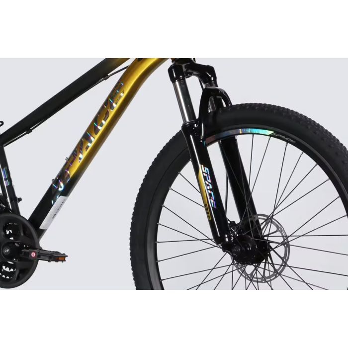 Велосипед Space 26" MARS DD FR рама-13" ST 2026 зелено-сріблястий (OPS-SP-26-076) зображення 4