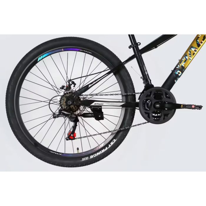 Велосипед Space 26" MARS DD FR рама-13" ST 2026 зелено-сріблястий (OPS-SP-26-076) зображення 5