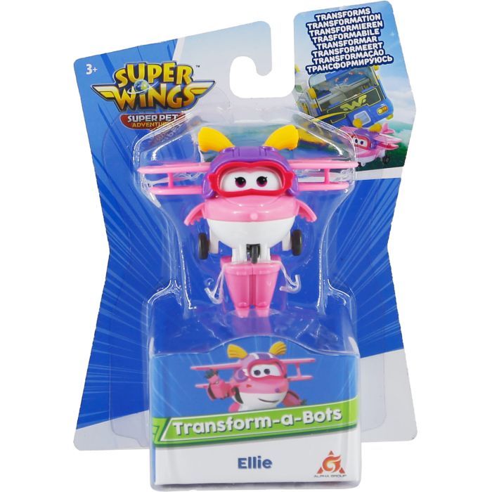 Фигурка Super Wings трансформер Transform-a-Bots Еллі (Ellie), 5 см (EU770038) изображение 4