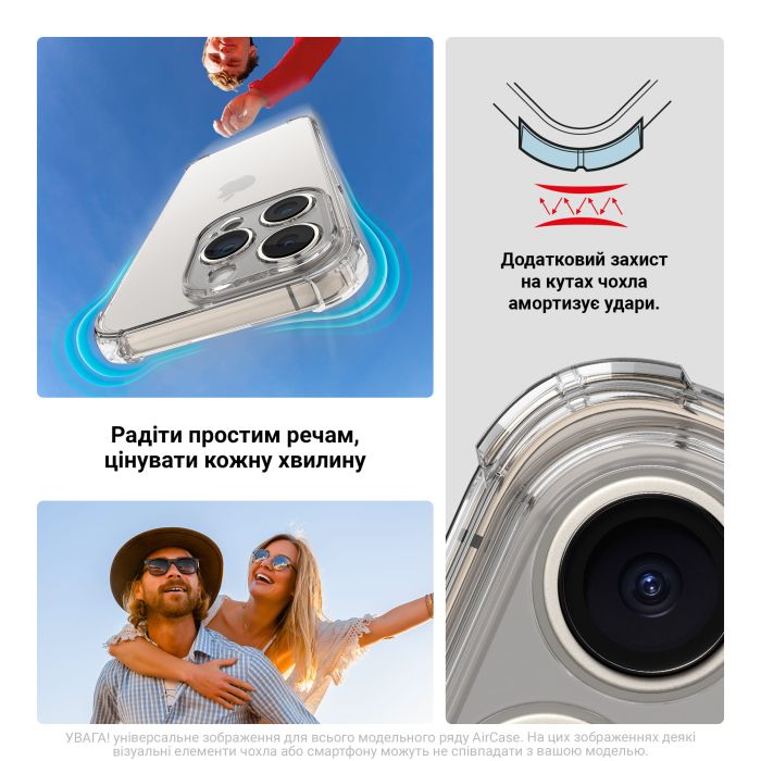Чехол для мобильного телефона Armorstandart Air Force для Realme C85 4G Clear (ARM89900) изображение 5