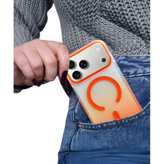Чехол для мобильного телефона BeCover FIBRA Shock-Proof MagSafe Apple iPhone 17 Pro Orange (715465) изображение 6