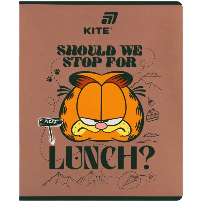 Тетрадь Kite Garfield, 48 листов, клетка (GF26-259) изображение 2
